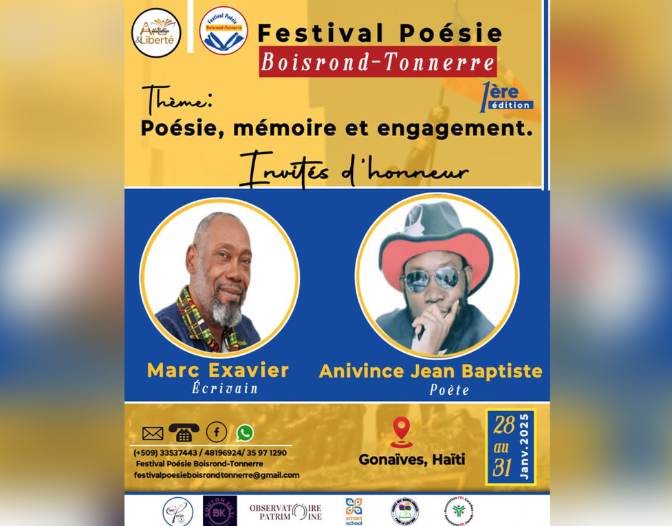 Lancement du Festival Poésie Boisrond-Tonnerre (FPBT) : Une célébration de la littérature haïtienne et de la poésie